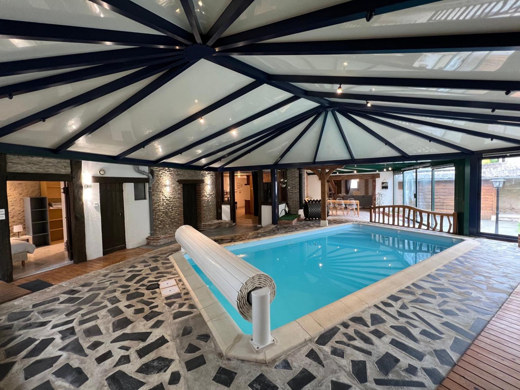 Rigolet Maison En Ville Avec Piscine Interieure Le Controis-en-Sologne Ngoại thất bức ảnh
