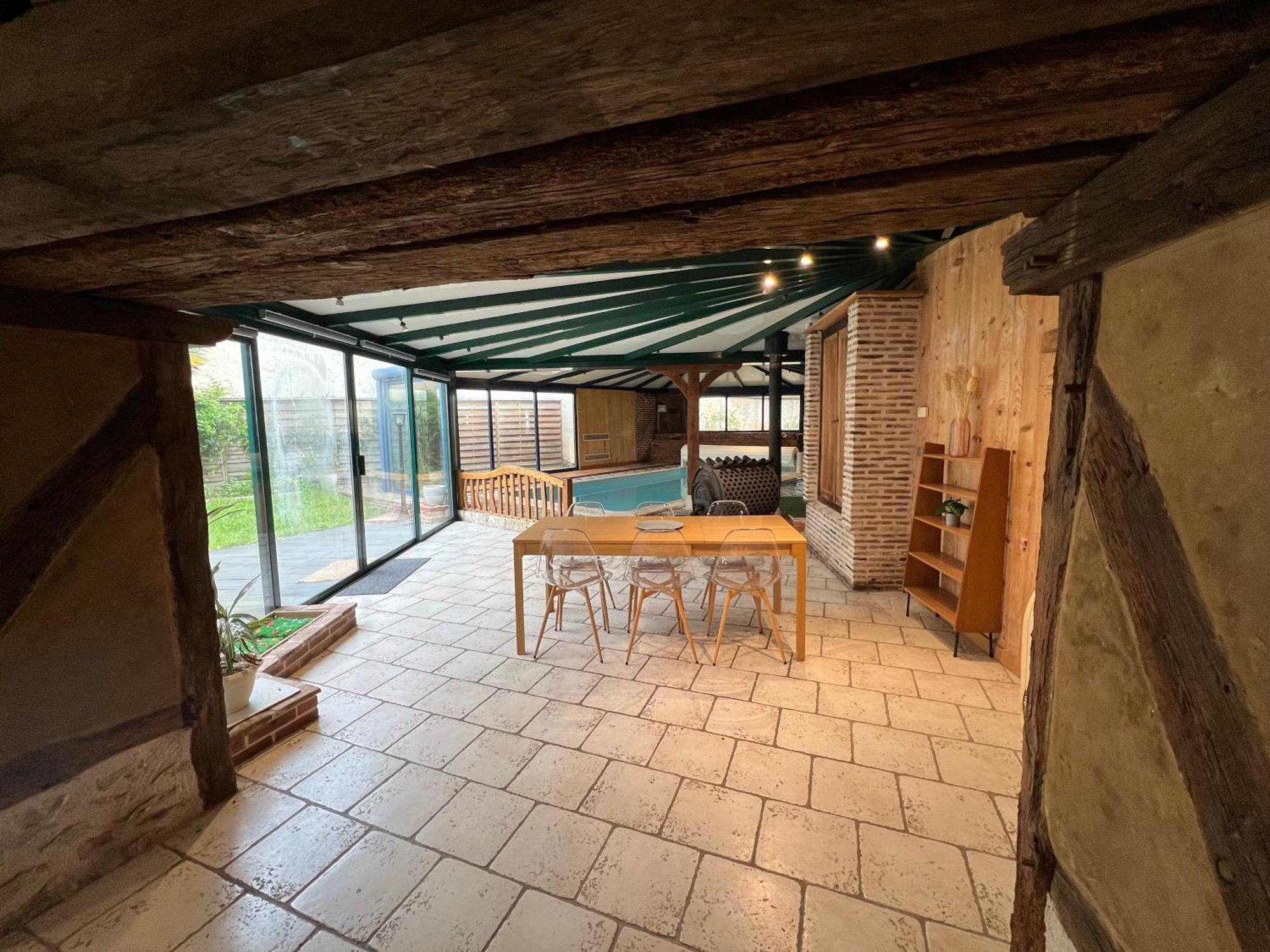 Rigolet Maison En Ville Avec Piscine Interieure Le Controis-en-Sologne Ngoại thất bức ảnh